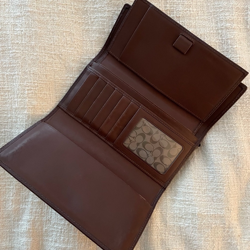 Coach Long Trifold Wallet